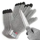 2 pairs Uniform Size Wood Carving Gloves HPPE Kitchen Gloves Family