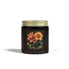 Unique Nouveau Style Flower Design Scented Candle (4oz, 9oz), Wellness, Selfcare