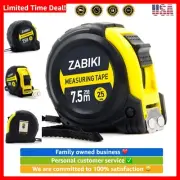 Measuring Tape Measure, 25 Ft Easy to Read Decimal Retractable Dual Side Rule...
