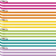 TaoBary 6 Rolls 196.8 ft Colorful Borders for Bulletin Board Trim Bulletin Board Decorations Bulletin Borders for Classroom Valentine's Day Decor (Bright Color)