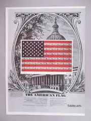 Maurer "The American Flag" Serigraph PRINT AD - 1975