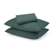 250 Thread Count Cotton Rich Sheet Set - Double Bed, Teal