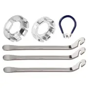 6 Pcs Bicycle Spoke Wrench Set, Bicycle Repair Tool Rim Correction Kit,6913