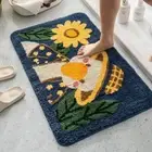 40x60cm Bathroom Carpet Microfiber Door Mat Home Decor Bath Mat Rug Bedroom