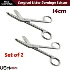 Lister circumferential Bandage Scissor sizing dressing Removing Set Of 2 BEADEN®