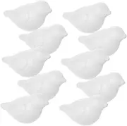 WESIEVYA Versatile 15pcs Unfinished Foams Bird Models Craft Birds Easter Decorations Simulation Foams Bird Decor