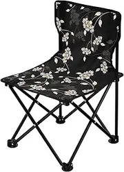 Joisal Floral Pattern Folding Camp Chairs, Versatile Fishing Chair, Portable Chairs