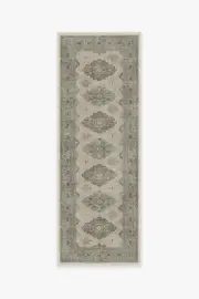 75' x 215' | Machine Washable Runner Rug | Kid & Pet Friendly | Indoor Rug | Maxine Natural Sage Rug | Ruggable
