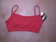 NWT Bloch Dance Bra Top Tactel Small Adult Z2060 fully frontlined Red