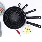 Non-stick Frying Pan Iron Stone Steak Skillet Round BBQ Grill Cookware Kitchen