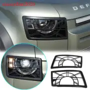 Car Headlight Guard Grill Trim Lamp Cover Net For Land Rover Defender 2020-2022