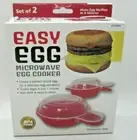 Easy Egg Microwave Cooker Set of 2 New