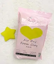 Glittz And Glue Air Dry Foam Firm Clay (Green Tea)