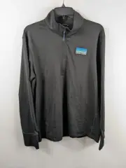 Life Is Good Poly Blend Quarter Zip Activewear Pullover Mens Small NWT