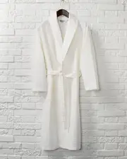 Linum Home Textiles Unisex Waffle Weave Bathrobe
