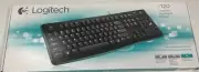 Logitech K120 Ergonomic Desktop Wired QWERTY Keyboard Corded USB Black NEW