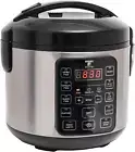 Electric Multicooker Digital Rice Cooker Small 4-8 Cup 10 Pre-Programmed Setting