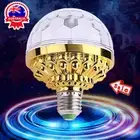 6W Rotating Crystal Magic Ball RGB LED Stage Light Bulb for Disco Party DJ RH