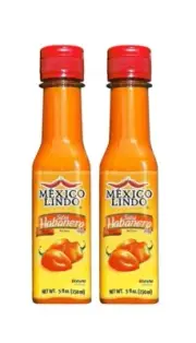 Salsas Castillo Red Habanera Extra Hot 2 Bottles 5 fl.oz (150ml)
