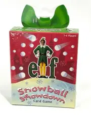 ELF SNOWBALL SHOWDOWN GAME By Funko Games Christmas Card NEW Sealed Movie Trivia