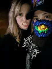 Pony bead/kandi mask: turtle