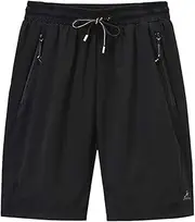 [Generic] Mens Athletic Shorts Big and Tall Men's Summer Casual Thin Fast-Drying Beach Trousers Casual Sports Short Pants Classic Mens Shorts