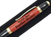 Gift For Feather-Beater World's Best Feather-Beater Present Engraved Pen