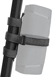 Geekria Universal Portable BT Speaker Mounts Compatible with JBL, Bose, Sony, Anker Speaker, with Adjustable Strap, Hang on Holder Bar Rail Securely, Fits Outdoors, Golf Cart, Biking