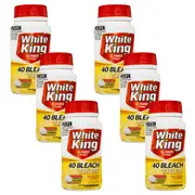 240pc White King Home Multi Purpose Fizzing Bleach Cleaning Tablets Lemon