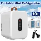 Portable 10L Mini Fridge AC/DC Powered 12V Car Refrigerator Cooler and Warmer