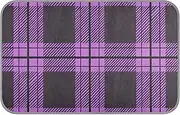 Amooorous Purple Plaid Summer Blankets for Medium Dogs Washable Self Cooling Outdoor cat mat for Doggy Dogs Outside cat Essentials tapete refrescante para mascotas M