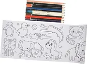 BCOATH Boys and Girls Drawing Pad Educational Coloring Painting Paper Graffiti Roll Poster Wall Decor Boys and Girls Painting Poster