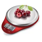 Digital Kitchen Food Scale with High Precision, Wide Stainless Steel Platform, L