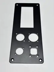 aluminum speaker back panel jack plate