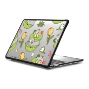 MacBook Pro 13-inch (M1 / M2 / Intel) Impact Case Cute Sloth in Avocado Macaron with Yellow Tulip - Kawaii Animal with Sweet Food & Flower in the Garden