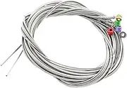 Yardwe 1 Set String Durable Stainless Steel Bass Strings Instrument Accessory for Beginners Professionals for Replacing Old Broken Strings Excellent Workmanship for Superior Sound