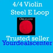 Pirastro Obligato Violin Strings Set 4/4 Steel LOOP E