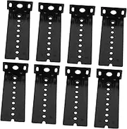 Outanaya Rear Mounting Keyboard Slide Brackets Iron Construction Rails Drawer Rails Keyboard Guides for Quiet Stable Operation