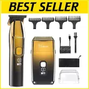 Precision Bald Head Shaver & Beard Trimmer – Waterproof & Cordless Grooming Tool