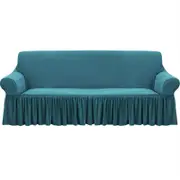 SOGA 4-Seater Blue Sofa Cover