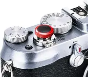 [JJC] Soft Release Button for Fujifilm Fuji X100VI X100V X-T4 X100F X-T30 X-T20 X-T3 X-T2 X-PRO2 XPRO-1 X100T X-E3 X-T10 X100 X100S X-E2S X30 X20 X10 Sony RX10 IV III II RX1RII RX1R RX1 - R Black