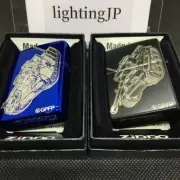 Zippo Girls Und Panzer Last Chapter Battle Tank Etching 2 Set Black Blue Japan