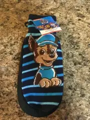 NWT~Paw Patrol "Chase"Boys or Girls Slipper socks~Size 2T-3T~Fits Kids Shoe 8-10