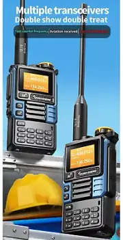 UV-K6 mise à niveau UV-K5 (99) Interphone 5W Air Band Radio 20/1000Mhz UHF/VHF