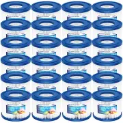 24 Pack Type VI Hot Tub SPA Pool Filter Cartridges For Coleman Saluspa Lay-Z-Spa