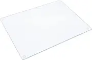 Tempered Glass Cutting Board, Extremely Durable, Long-Standing, Clear Glass, Scratch Resistant, Heat Resistant, Shatterproof, Extra Large 12X16
