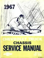 1967 Chevrolet Truck Shop Service Repair Manual Book Engine Drivetrain Wiring OE
