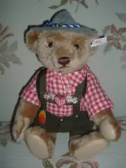 STEIFF Germany Mountain Climber Bear, #670121, 14", NEW, NRFShipper
