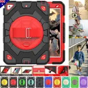 For iPad 11/10/9/8/7th Gen Pro Air Rugged Stand Hard Case Shockproof Cover Strap