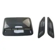Car Hood Vent Scoop Bonnet Cover Side Fender Air Flow Intake Decorative Glossy